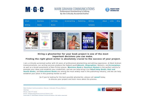 markgrahamcommunications.com site used Boilerplate_child