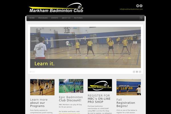 markhambadminton.com site used Alyeska
