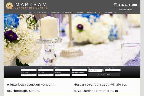 markhamconventioncentre.com site used Mcc-theme