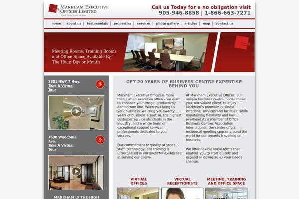 markhamexecutiveoffices.com site used Markham