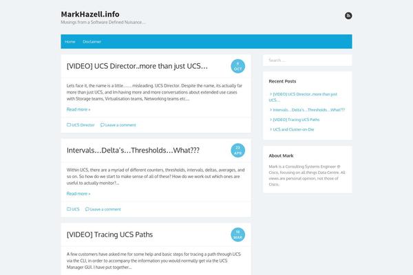The Box theme site design template sample