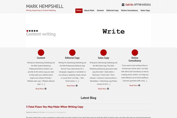 markhempshell.com site used SKT IT Consultant