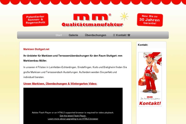 Mm theme site design template sample
