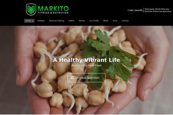 markitonutrition.com site used Portfolio +