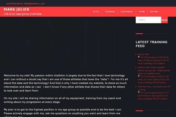 Site using About Me 3000 widget plugin