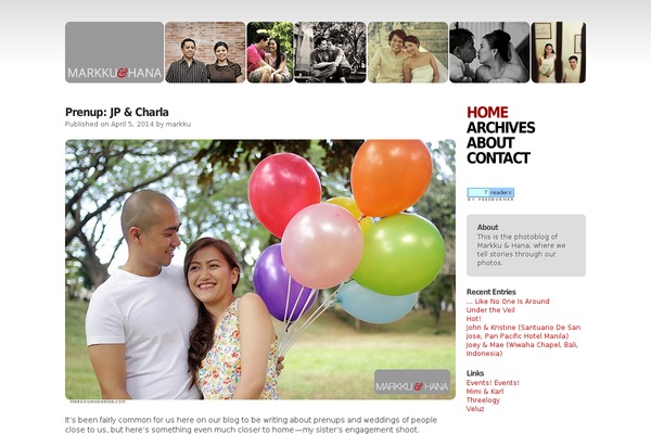 Ham theme site design template sample