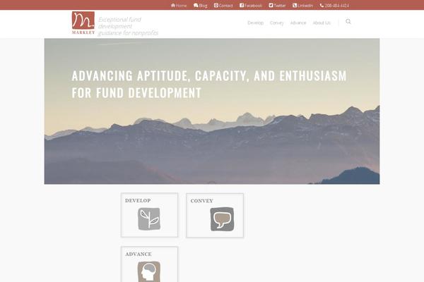 Salient Child theme site design template sample