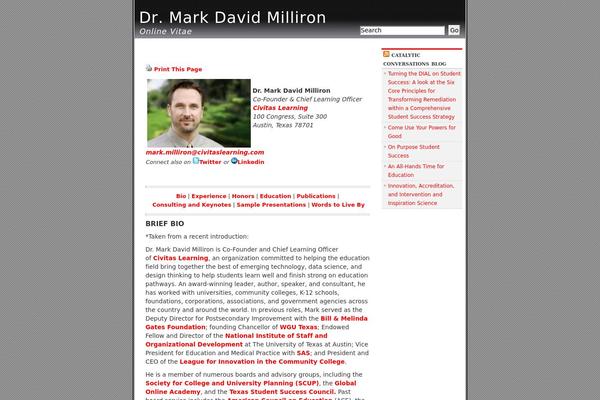 markmilliron.com site used alibi