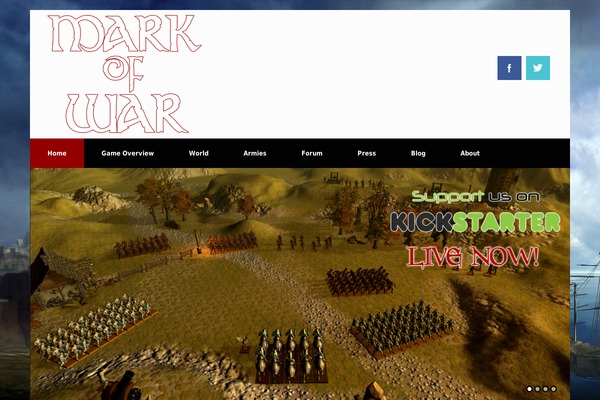 Vantage theme site design template sample