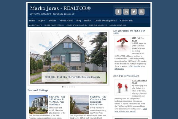 AgentPress Pro theme site design template sample