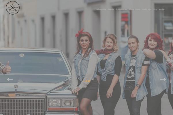 Grafik theme site design template sample
