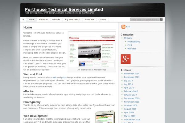 iNove theme site design template sample