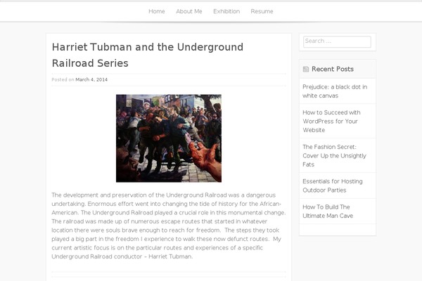 Flat theme site design template sample