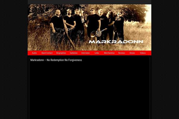 Frontier theme site design template sample