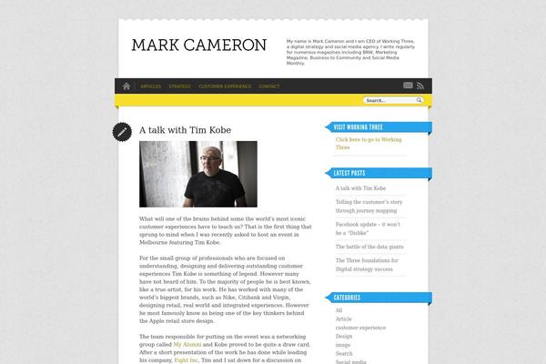 Site using Flickr Gallery plugin