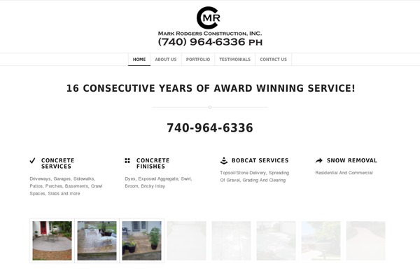 Express theme site design template sample