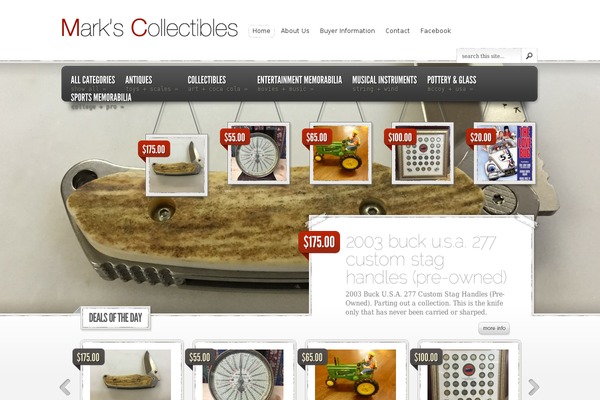 eStore theme site design template sample