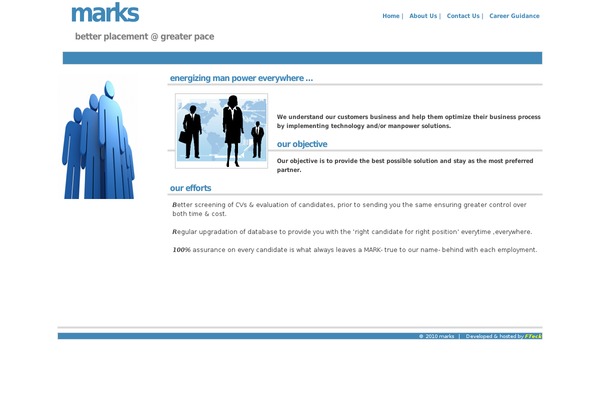 Twenty Ten theme site design template sample