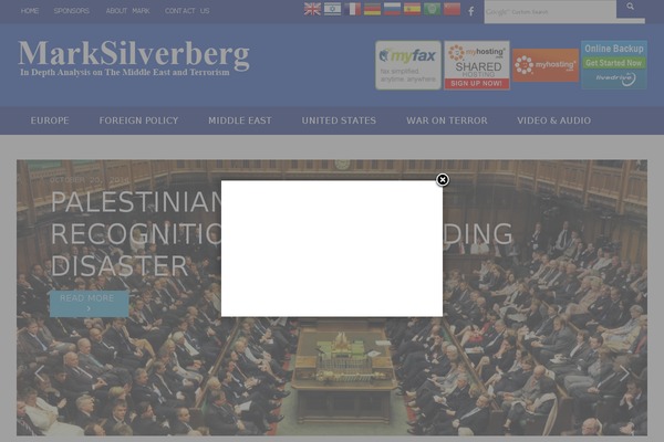 Site using Facebook-page-popup-cadence plugin