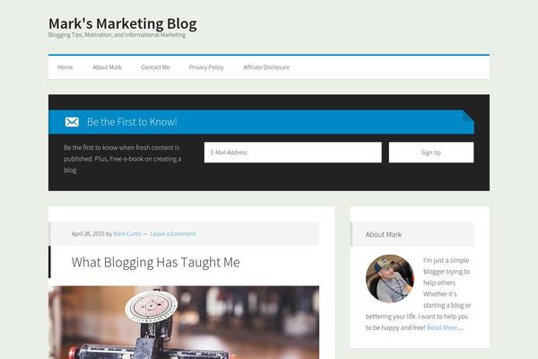 Generate Pro theme site design template sample