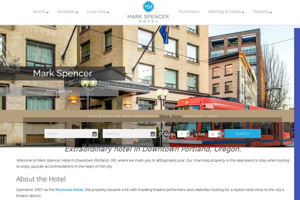 Ascension theme site design template sample