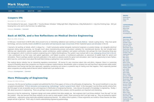 Fluid Blue theme site design template sample