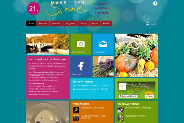 Metro theme site design template sample