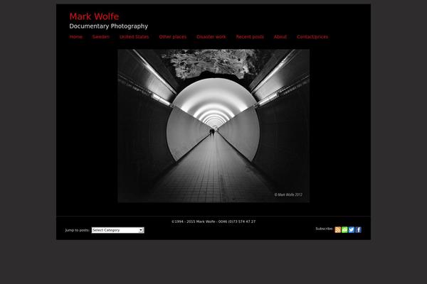 WPFolio theme site design template sample