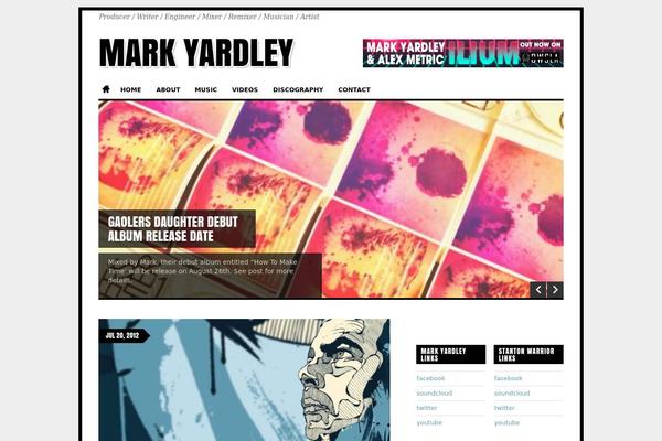 Funki theme site design template sample