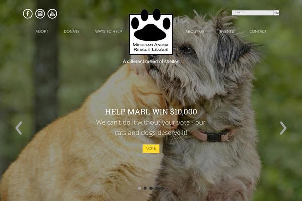 marleague.org site used Michigan-animal-rescue-league