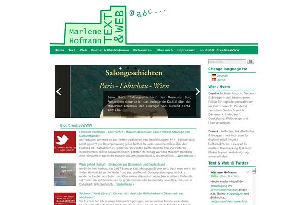 Weaver II theme site design template sample