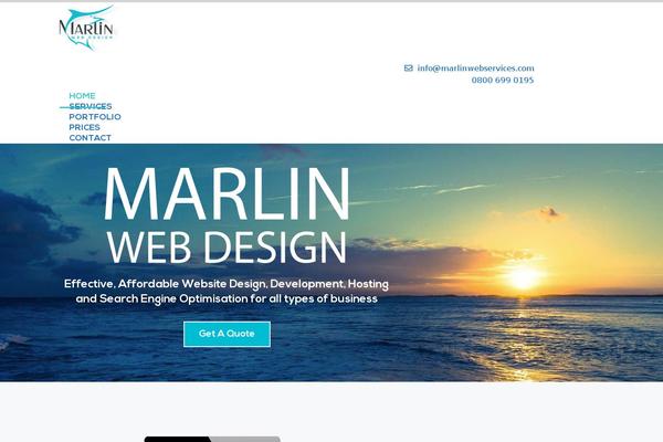Generatepress_child theme site design template sample