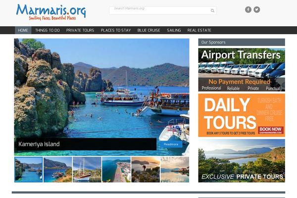Tripster theme site design template sample