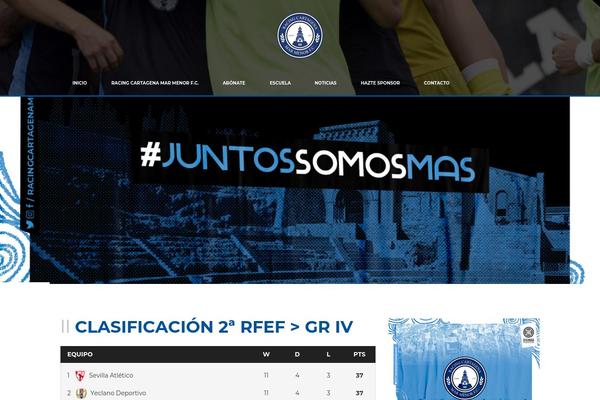 Site using Soccer Info plugin