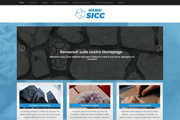 Neuro theme site design template sample