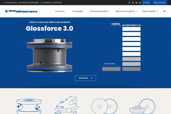 Industrial theme site design template sample