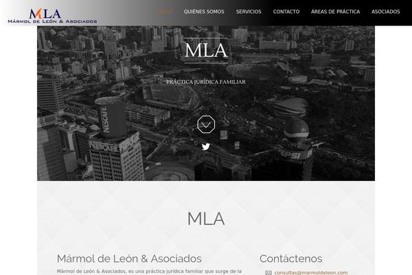 marmoldeleon.com site used onetone