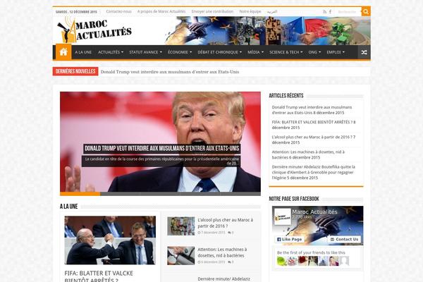Sahifa2 theme site design template sample