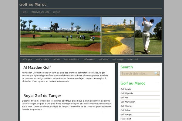 maroc-golf.net site used Ed_nature