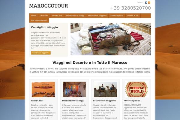 Discovery theme site design template sample