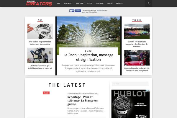 Braxton theme site design template sample