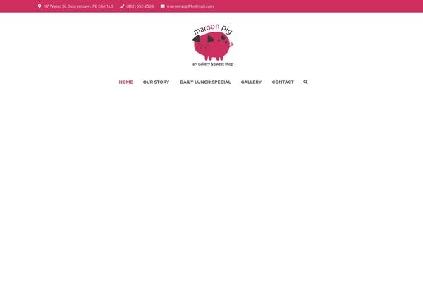 Bakery theme site design template sample