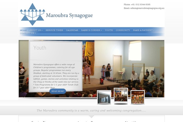 SimplePress theme site design template sample