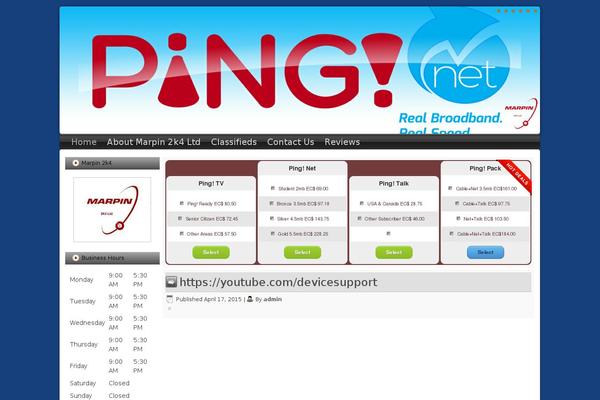 Site using Price Table plugin