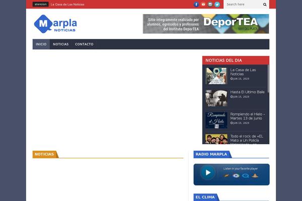NanoMag theme site design template sample