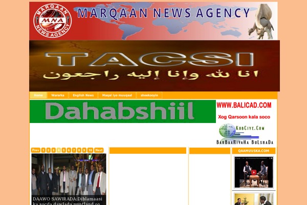 marqaannews.com site used Orange