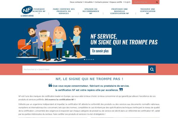 marque-nf.com site used Afnor_bridge