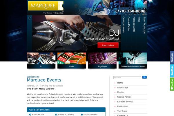 Avalanche theme site design template sample