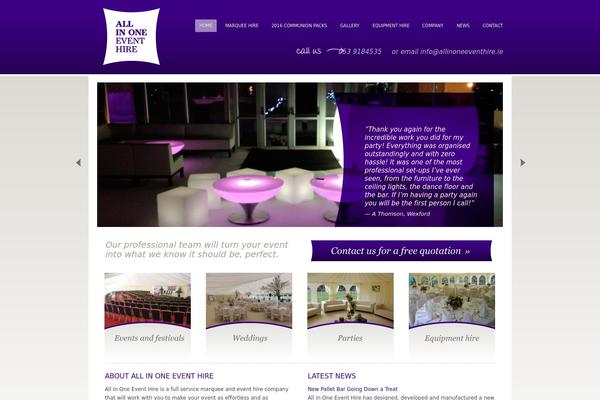 Redux theme site design template sample