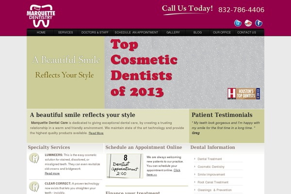 marquettedentistry.com site used Rpx-lambda